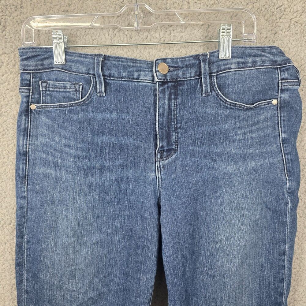 Athleta Sculpttek Skinny Jeans Women Size 10 Blue Denim Stretch Pants - Picture 2 of 11